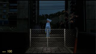 Huggy Wuggy came infront of my door on Halloween (In the dark night Gmod)