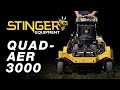 NEW Stinger QUAD-AER 3000 Ride-on Aerator | Aeration and Over seeding | No chains or grease points