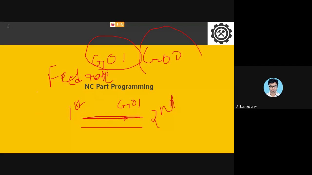 NC Part Programming 2 Recording - YouTube