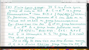 MA538 Representation theory of finite groups Lecture1A