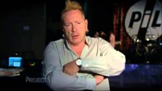 John Lydon Johnny Rotten rants at Carrie Bickmore on The Project