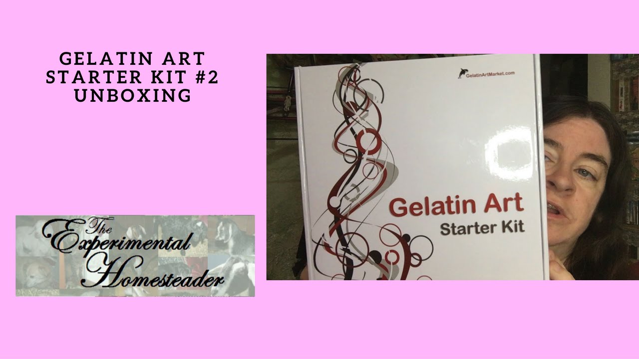 Gelatin Art Starter Kit With Tools