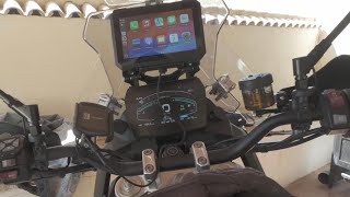 Voge DSX 900, 7 inch Carplay and Android auto. quick release system