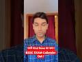 BSSC EXAM Callender Out ! By Ashutosh Sir #shorts #bssc