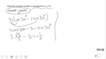 INH: Complex Numbers: Polar Form #3