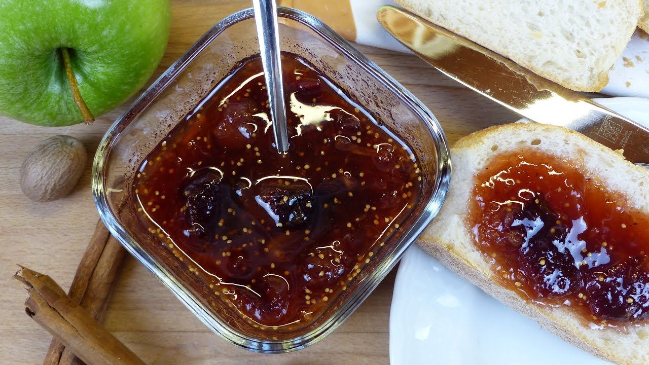 Feigenmarmelade Rezept aus frischen Feigen und grünem Apfel | Marmelade ...