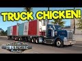 BAD TRUCK DRIVERS PLAY CHICKEN ON HIGHWAY! - American Truck Simulator Multiplayer