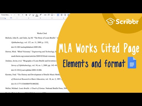 MLA Works Cited: References and Formatting | Scribbr 