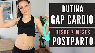 EJERCICIOS 20MIN GAP CARDIO 🔥 #POSTPARTO #CESÁREA Y PARTO NATURAL ¡Desde 2 MESES!