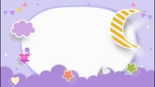 Baby Shower Purple - Free Cartoon Background Loop