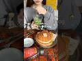 独身女の休日おうちカフェ👩🏻‍🍳🥣*◞🥯無印のパンケーキと抹茶ラテ。#shorts #vlog #休日の過ごし方 #アラサー女子 #一人暮らし