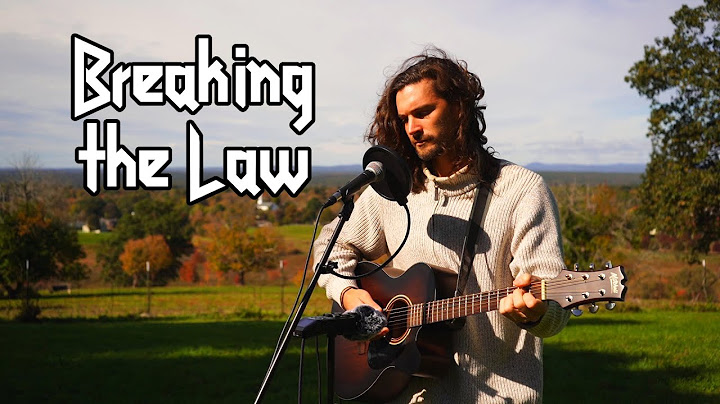 Breaking the Law Acoustic version - Acoustic performance video thumbnail