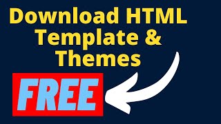 How to download free html template & Themes | bootstrap website templates free download