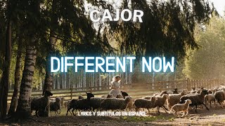 CAJOR - Different Now (Lyrics & sub esp.)