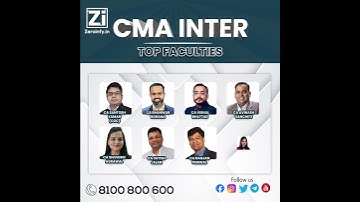 CMA INTER VIDEO LECTURES BY TOP FACULTY
