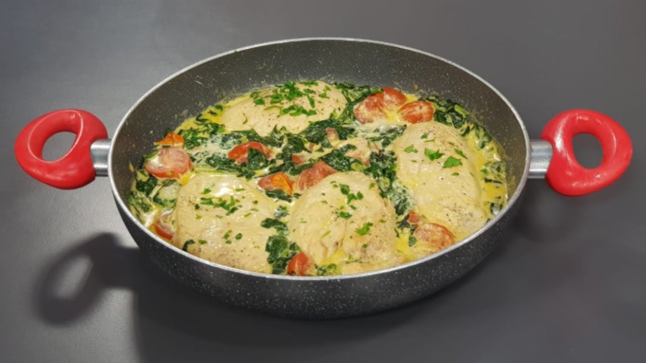 Fileto pule me domate dhe spinaq nga zonja Vjollca