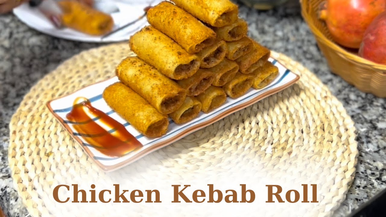 Chicken Kebab Roll Evening Snacks Tiffin Box Recipe Anjali's