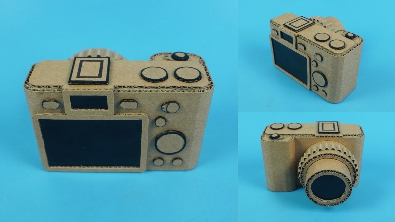 DIY Camera with Cardboard | Easy Cardboard DSLR Camera Craft