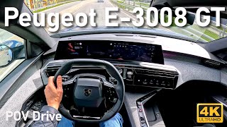 The NEW Peugeot E-3008 GT POV DRIVE 5K