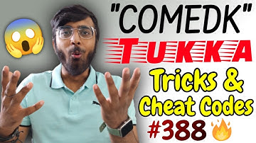 COMEDK 2022: Physics Tukka Tricks🔥| Tricks & Cheat Codes #388 [ COMBO OFFER In Description ]