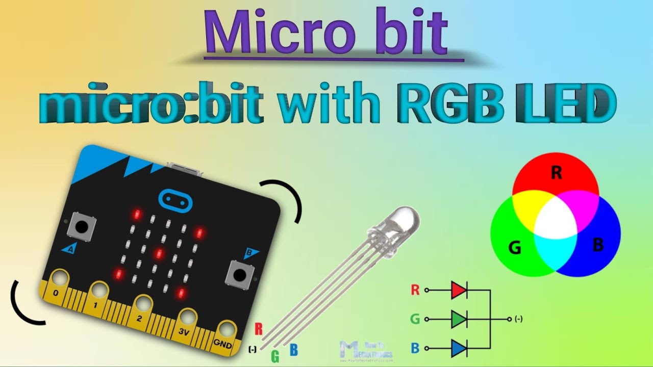 micro bit Interfacing with RGB LED | micro bit programming | micro bit ...