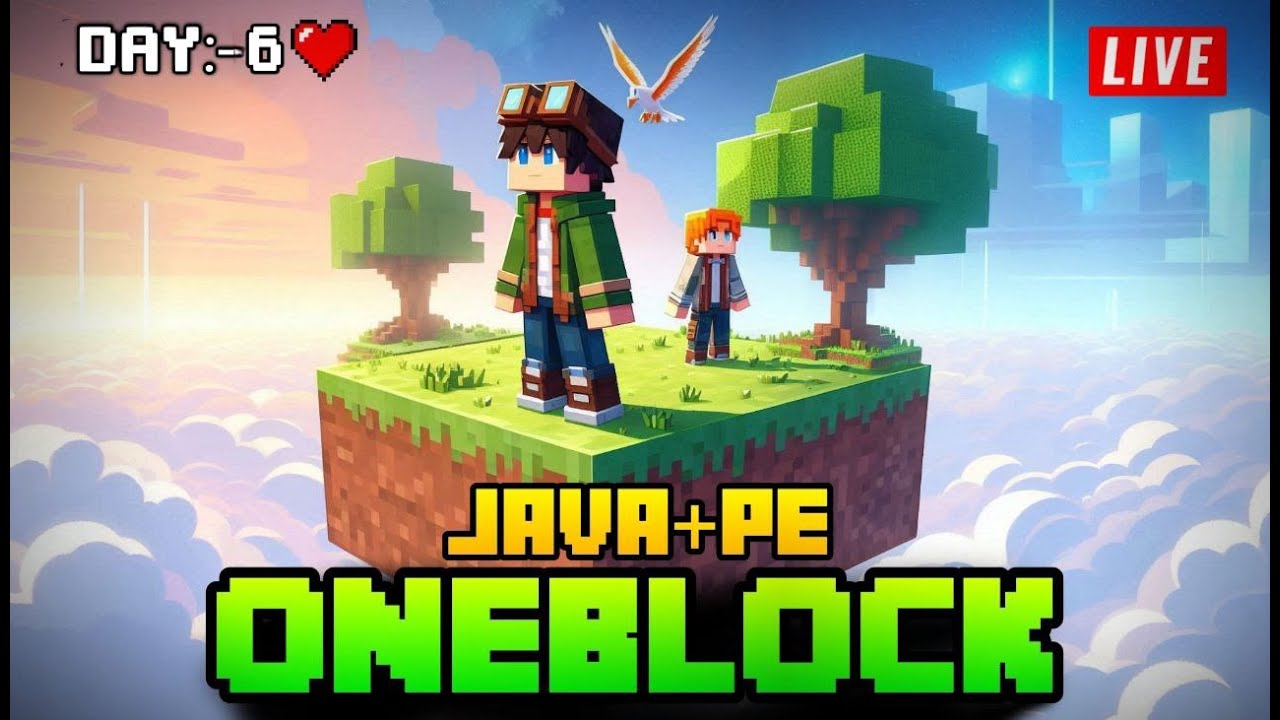 Minecraft Oneblock Smp Live Day-6 