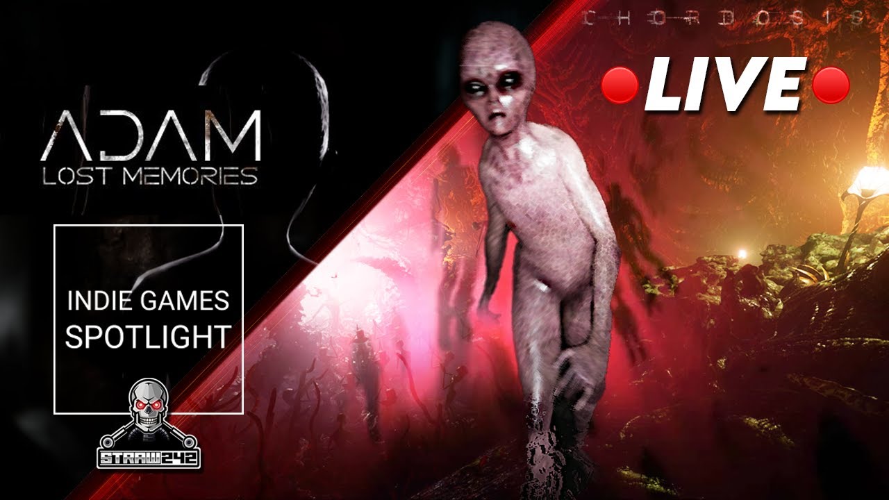 Indie Games Spotlight: Chordosis & Adam Lost Memories (Cosmic Horror) 🔴 LIVE