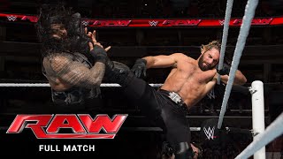 Full Match - Roman Reigns Vs. Seth Rollins Raw, Dec. 29, 2014