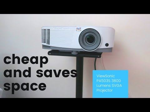 ViewSonic PA503S 3800 Lumens SVGA Projector | Cheap Home Entertainment for Small Living