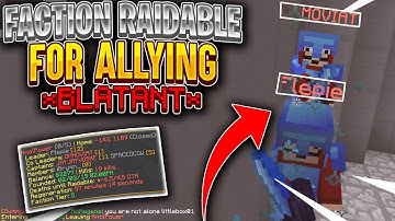FACTION GETS SET RAIDABLE FOR ALLYING *OBVIOUS ALLYING* | Minecraft HCF