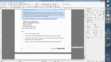 Create a Syllabus in Blackboard