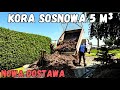 Nowa dostawa kory do ogrodu – kolejne 5m³ | Rabata wokół domku narzędziowego #kora #rabaty #ogród