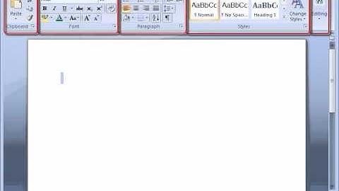 Word 2007  |  Introduction and Tour of Word 2007