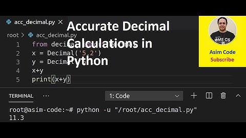 Accurate Decimal Calculations in Python