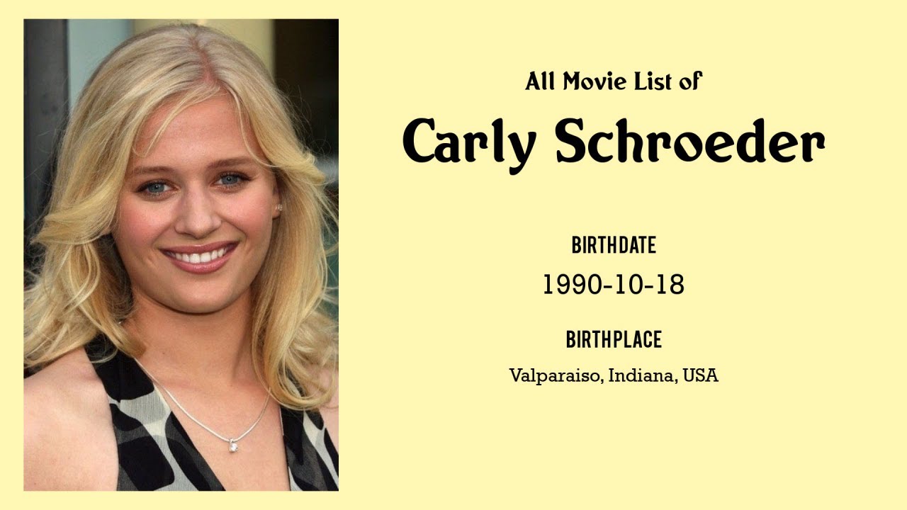 Carly Schroeder Movies list Carly Schroeder| Filmography of Carly Schroeder