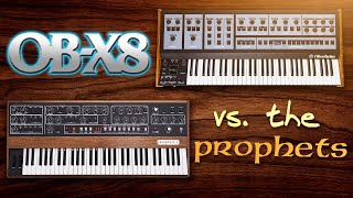 Oberheim OB-X8 vs The Prophets (Prophet 5 & Rev 2)