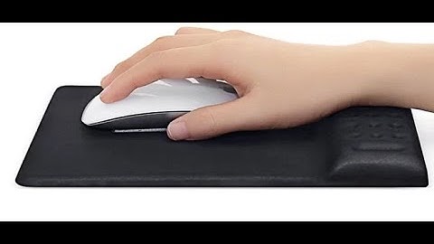 Komfortek Ergonomic Mouse Pad Silicone Base with High-Quality Memory Foam Wrist Rest