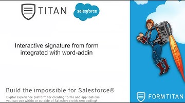Interactive signature from form and adjustments