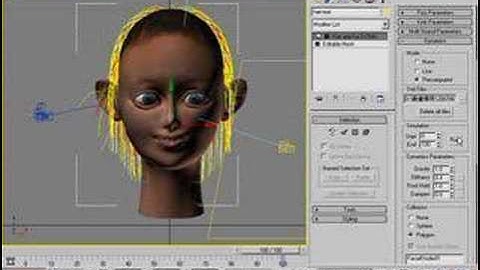 Create three different hairstyles in 3dsmax PART 1