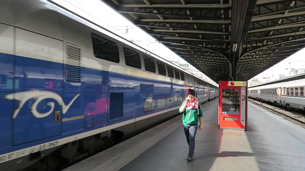 Tgv At Paris Gare De L Est Departing For Stuttgart 26 May 16 Youtube