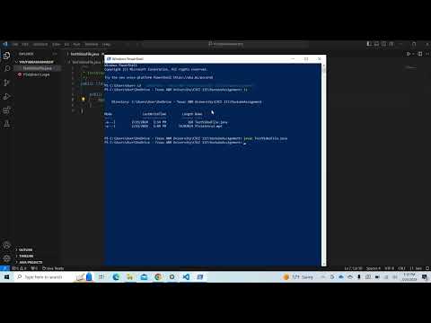CSCE 111 Youtube Project - Video 1: How to save, edit, and compile java code in visual studios