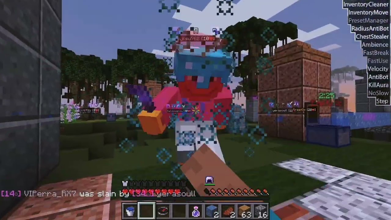 Hacking on mineland with FDP Client (best config) - YouTube