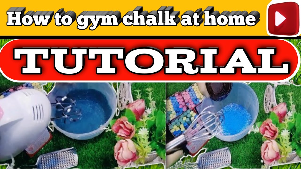 Tutorial:-How To Make Gym Chalk At Home With Result |For Asmr| - YouTube
