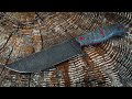 Knife making rock pattern tactical knife
