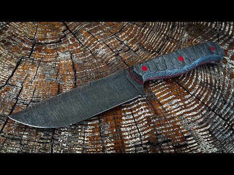 चाकू बनाना: रॉक पैटर्न सामरिक चाकू