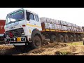 Serious Truck Mud Road Driving Skill Show | Lorry Videos | Trucks In Mud