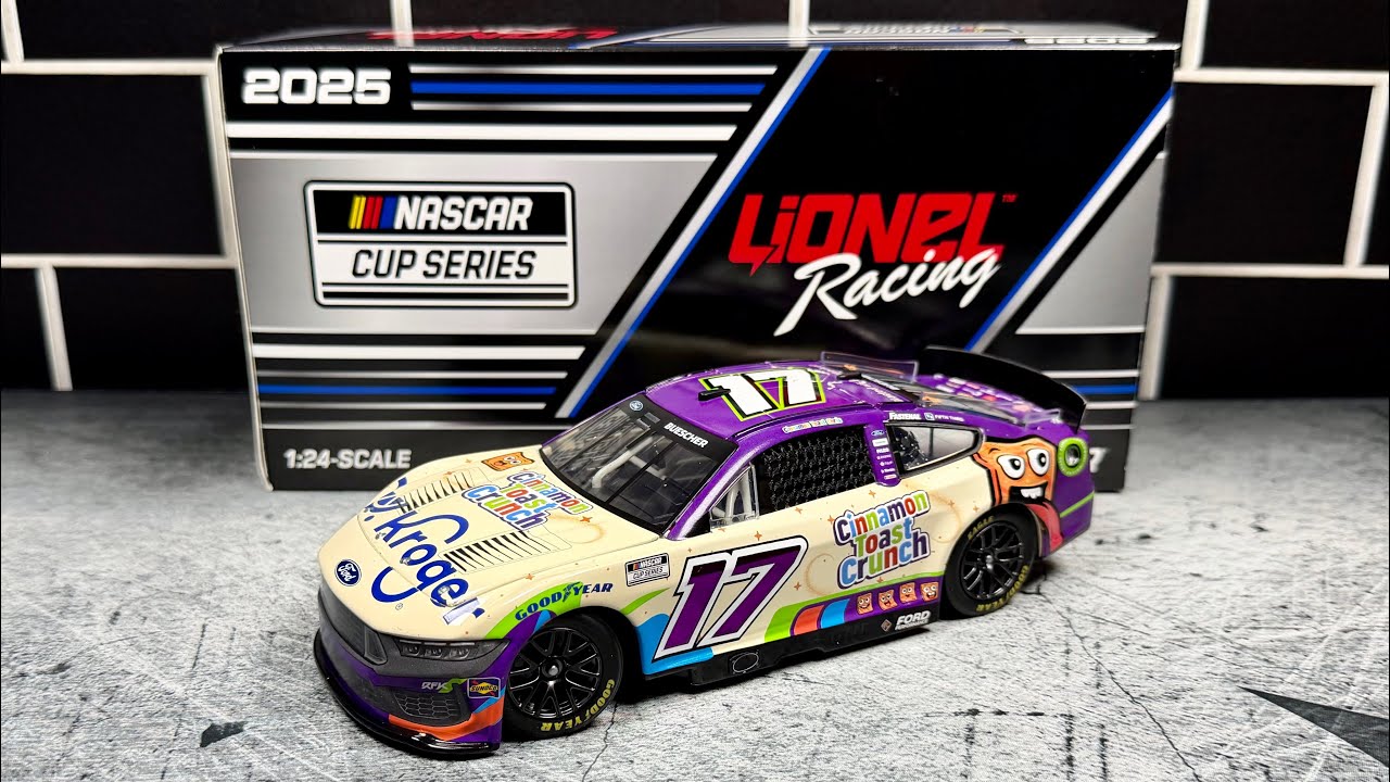 REVIEW: Chris Buescher 2025 Cinnamon Toast Crunch 1:24 ARC NASCAR