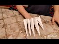 Как сделать когти из бумаги на пальцы Оригами ногти из бумаги Origami Claws