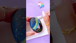 Rock painting || Painting on Stone #satisfying #painting #shorts