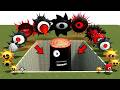Who’s Stronger? All Mr. Sun Phases VS Mr. Tree Phase 4 Sprunki Evolution in Giant Hole - Garry's Mod